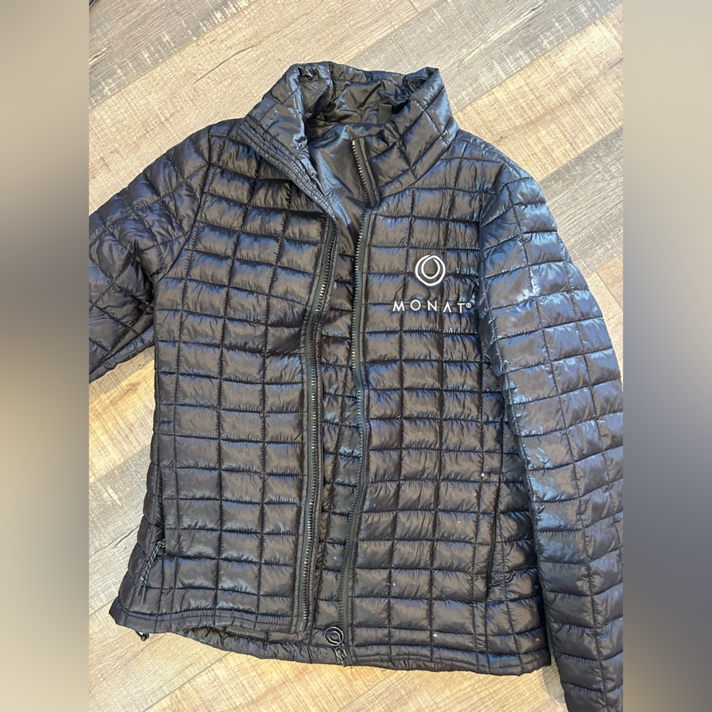 MONAT gear black puffer coat